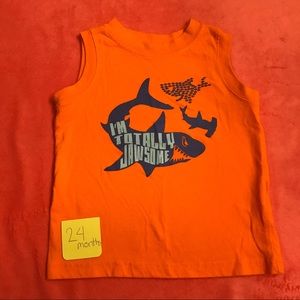 WONDERKIDS Boys Shark Tank Top